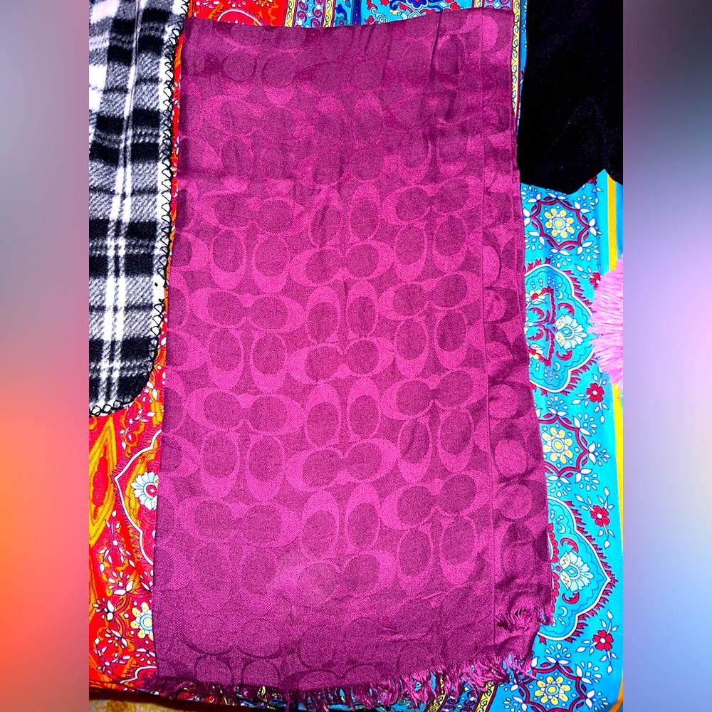 COACH PASHMINA SCARF